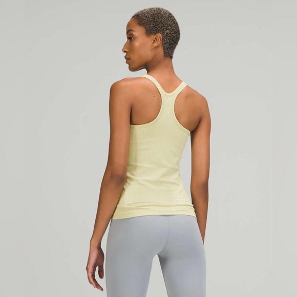 Lululemon Ebb to Street Racerback Tank Top Full Length in caprese yellow - Picture 9 of 10